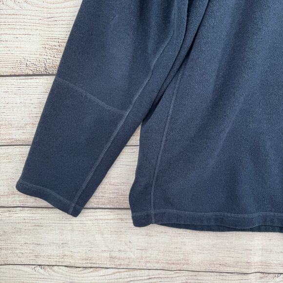 The North Face Full Zip Terry Fleece Jacket Mens XXL Navy Blue - Picture 7 of 13